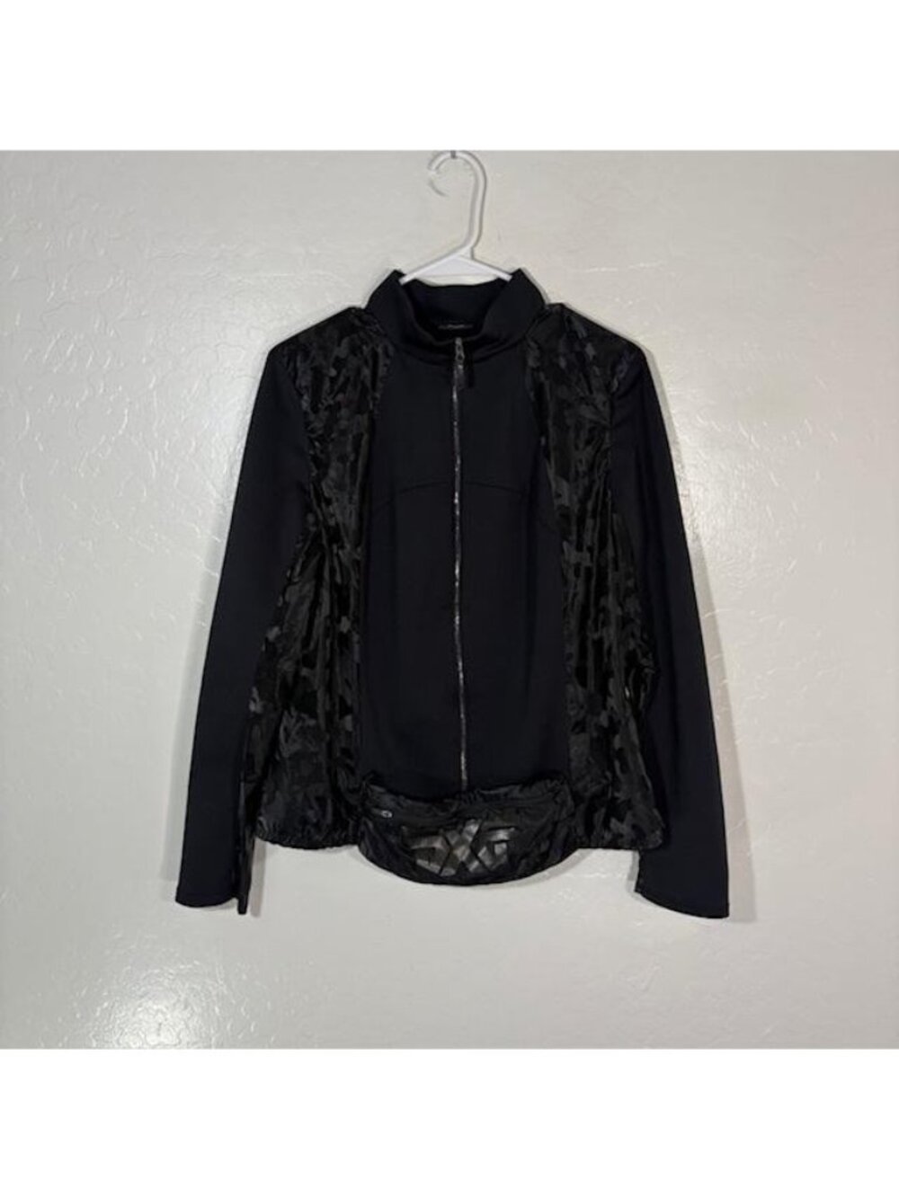 PXG Jacket Womens XL Black Camo Softshell Packable Full Zip Golf Windbreaker